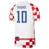 Virallinen Fanipaita Kroatia Modrić 10 Kotipelipaita MM-Kisat 2022 - Miesten